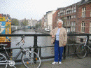 Fay on Amsterdam bridge